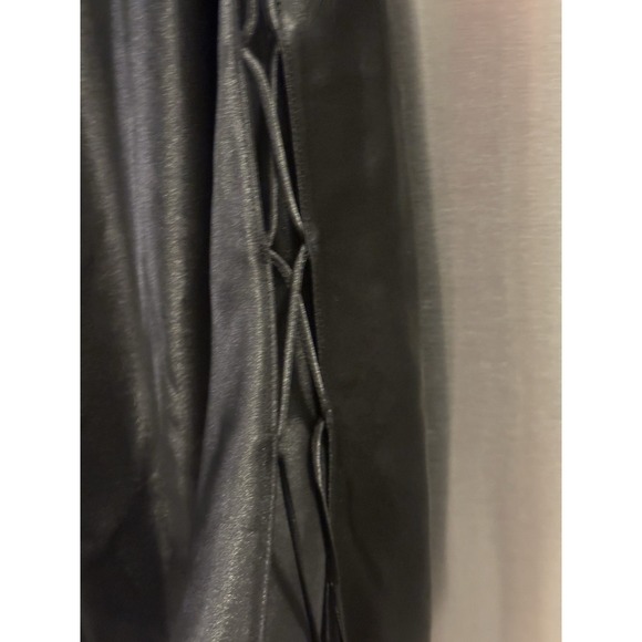 Victoria's Secret Pink Tag Dress/Nightie Black SzM Lace Up Sides Adjust Straps - Picture 4 of 11